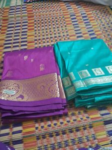 Two beautiful silk sarees