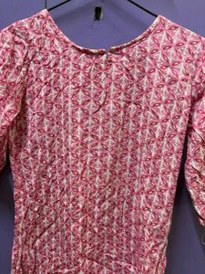 Pink Patterned Top