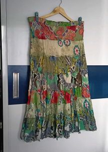 Patchwork Ethnic Skirt
