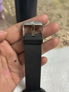 Fastrack Quartz Analog Black Dial PU Strap Watch