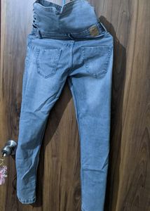 High Waist Skinny Blue Jeans