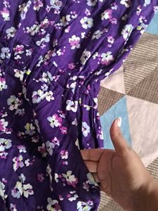 Purple Floral Jumpsuit