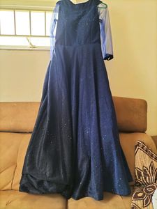 Royal Blue Party Wear Gown