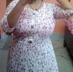 Floral Print Kurta