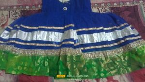 Blue Party Wear Anarkali Suit