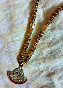Beaded Pendant Necklace