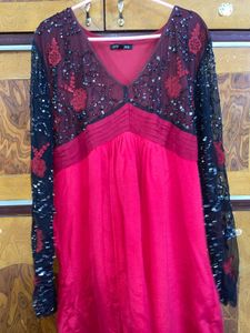 Athena Elegant Red Maxi Dress