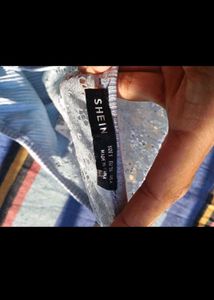 Blu Lace Trim Cami Top