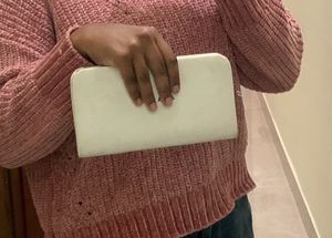 Sparkly Silver Clutch