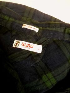 Combos Of Tshirt, Top And Long Checks Shirt