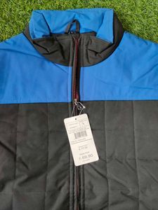 Heavy Quality Blue &amp; Black Color  Puffer Jacke