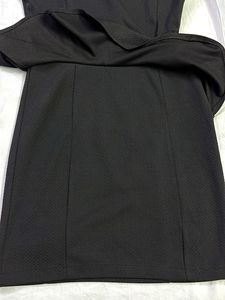 Black Peplum Dress