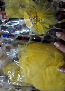 Ruffle Dress For Laddu Gopal