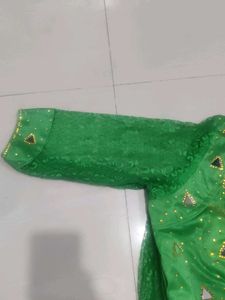 Yellow And Green Lehenga Choli