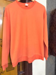 Orange Pullover Sweater