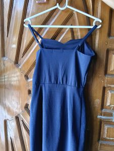 Olive Green Ruffle Dress Blue Bodycon