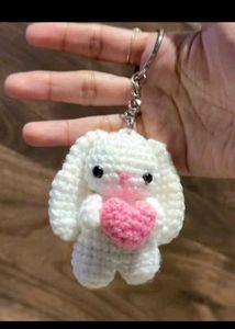 Bunny Heart Keychain🌷
