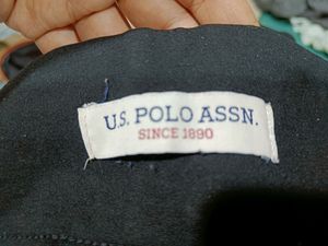 Branded Jet Black Pant From Us Polo Assn.
