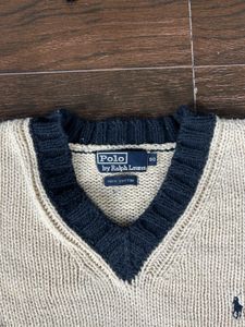 Ralph Lauren V-Neck Knit Sweater