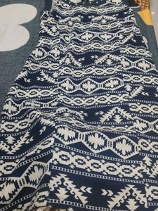 Patterned Sleeveless Dress