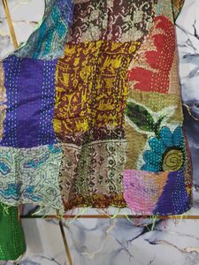 NEW Patchwork Kantha duppta /stole