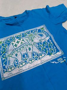 Blue Graphic T-Shirt