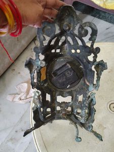 antique brass clock