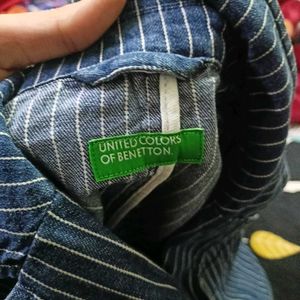 United Colors Of Benetton Boys Navy Blue Coat