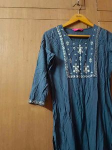 Embroidered Kurti Top