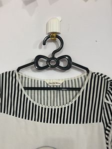 Chic Striped Detail Top