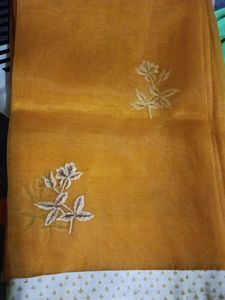 Elegant Embroidered Saree