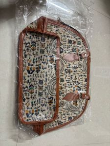 Tribal print leather Ethnic Handbag