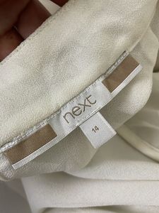 Next Ladies Cream, Long Sleeved Blouse