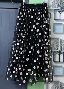 Daisy Print Tulle Skirt