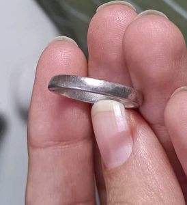 real Silver Band Ring