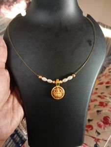 Lakshmi Gold Pendant Necklace