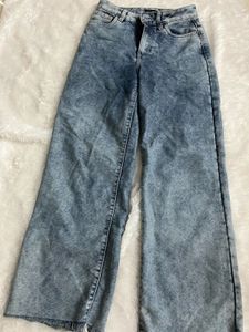 Light Blue Straight Fit Denim