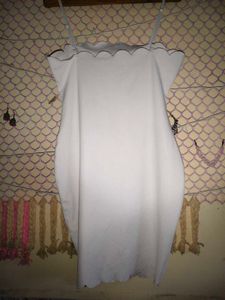 🎁Buy 2, Get 2 Free🎁White Scallop Mini Dress