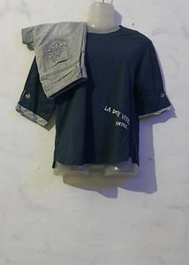 New Jeans with Beautiful Shirt Top