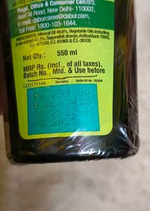 Dabur Amla Hair Oil 550ml