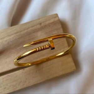 Anti-tarnish Gold Bangle Bracelet