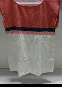 Light Peach 3 Qtr Pant N Tr Shirt