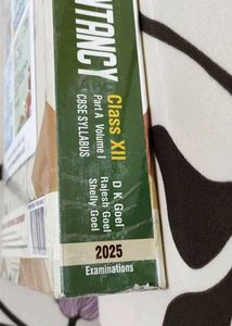 Class 12th Accountancy Book 📚