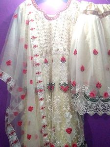 Elegant Embroidered Ethnic Gown