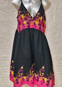 Tops &amp; Dresses For Rs.99 Only/ Floral Black Dress