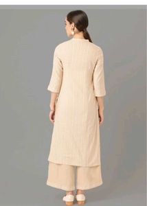 Cream Sequence Kurta
