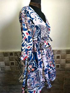 M/L Chest 36 -38 inches Boho Print Dress Size