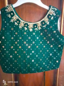Emerald Green Lehenga Choli