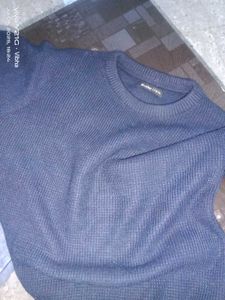 Blue Knit Sweater