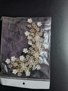Floral Crystal Hair tiyara